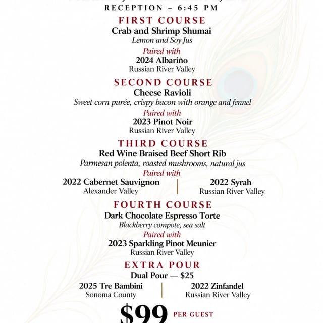 Tom Parmeson winemaker dinner